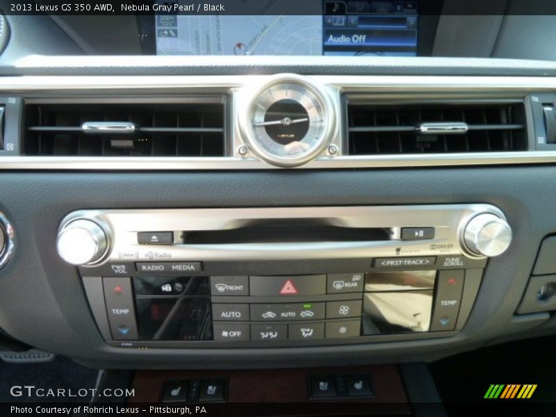 Nebula Gray Pearl / Black 2013 Lexus GS 350 AWD