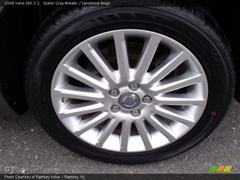 Oyster Gray Metallic / Sandstone Beige 2008 Volvo S80 3.2
