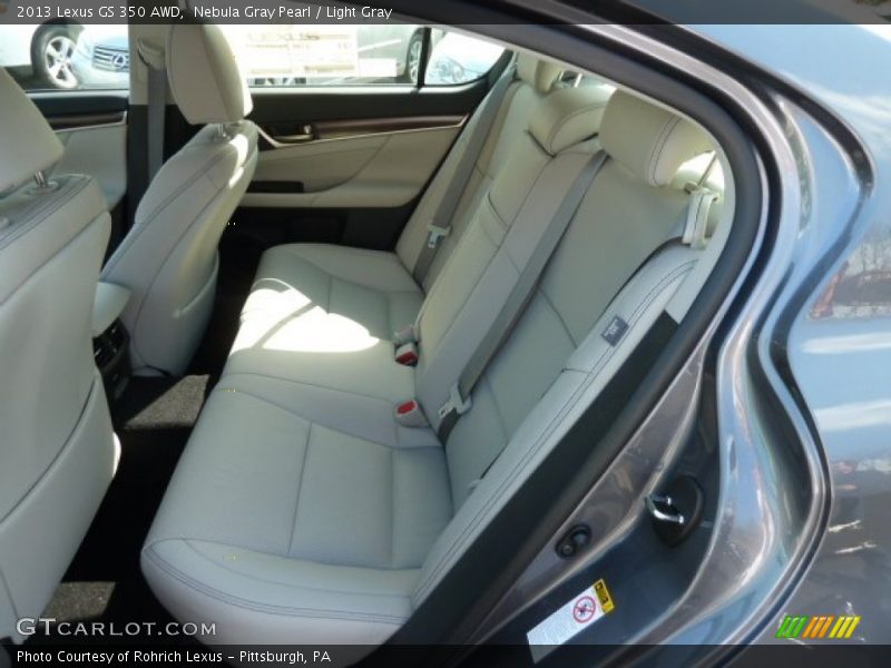 Nebula Gray Pearl / Light Gray 2013 Lexus GS 350 AWD