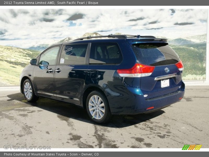 South Pacific Pearl / Bisque 2012 Toyota Sienna Limited AWD