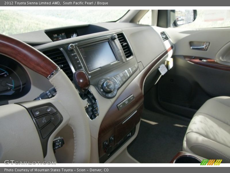 South Pacific Pearl / Bisque 2012 Toyota Sienna Limited AWD