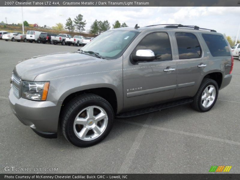 Graystone Metallic / Dark Titanium/Light Titanium 2007 Chevrolet Tahoe LTZ 4x4