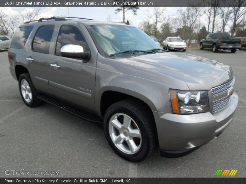 Graystone Metallic / Dark Titanium/Light Titanium 2007 Chevrolet Tahoe LTZ 4x4