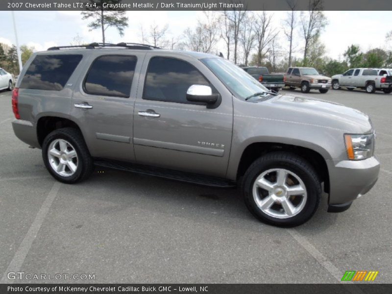 Graystone Metallic / Dark Titanium/Light Titanium 2007 Chevrolet Tahoe LTZ 4x4