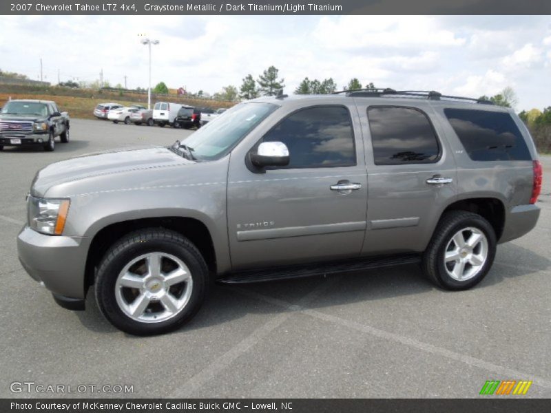 Graystone Metallic / Dark Titanium/Light Titanium 2007 Chevrolet Tahoe LTZ 4x4