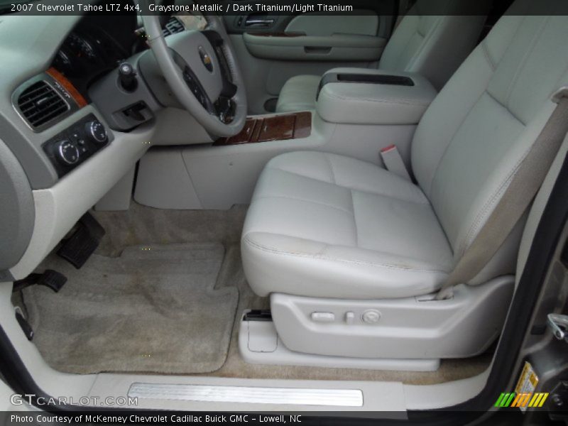 Graystone Metallic / Dark Titanium/Light Titanium 2007 Chevrolet Tahoe LTZ 4x4