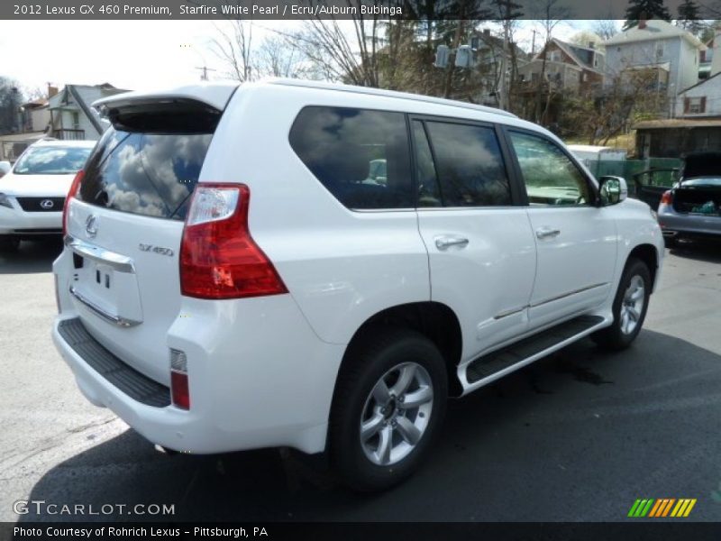 Starfire White Pearl / Ecru/Auburn Bubinga 2012 Lexus GX 460 Premium
