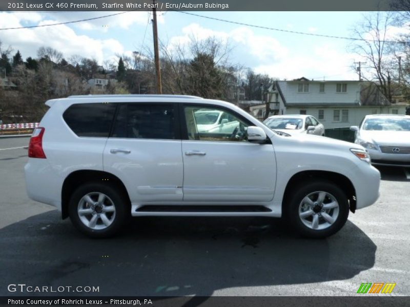 Starfire White Pearl / Ecru/Auburn Bubinga 2012 Lexus GX 460 Premium