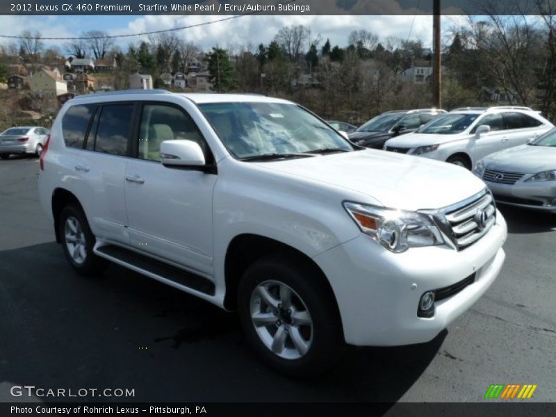 Starfire White Pearl / Ecru/Auburn Bubinga 2012 Lexus GX 460 Premium