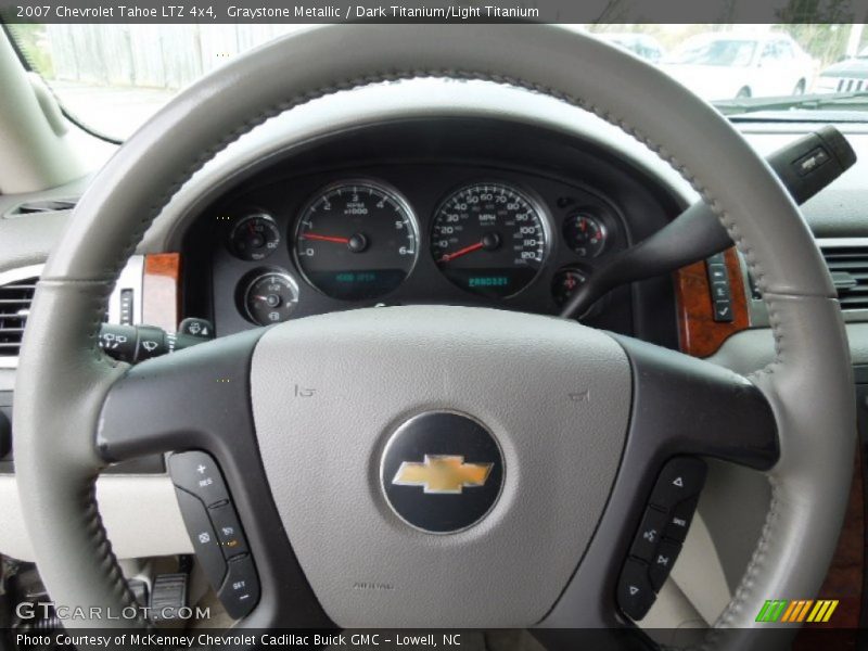 Graystone Metallic / Dark Titanium/Light Titanium 2007 Chevrolet Tahoe LTZ 4x4