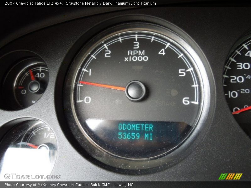 Graystone Metallic / Dark Titanium/Light Titanium 2007 Chevrolet Tahoe LTZ 4x4