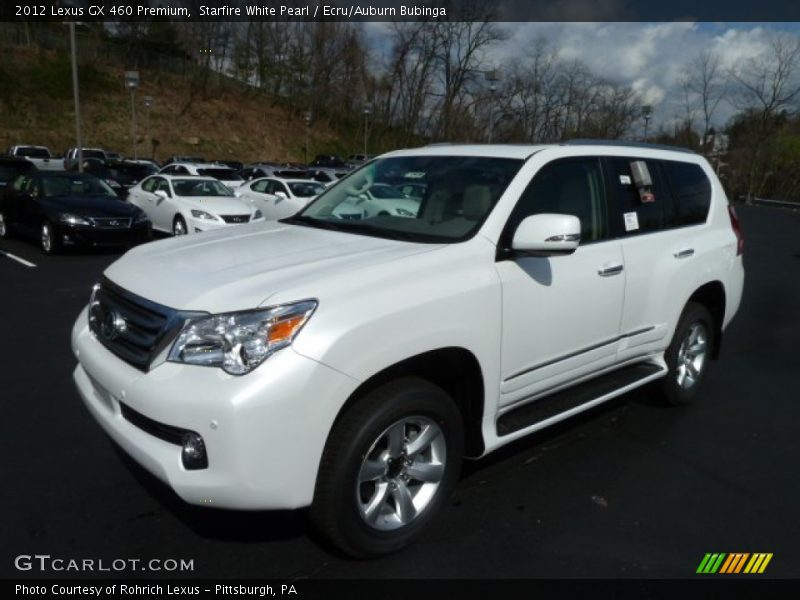 Starfire White Pearl / Ecru/Auburn Bubinga 2012 Lexus GX 460 Premium