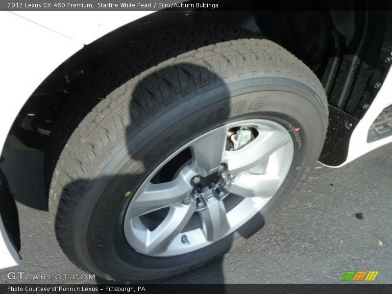 Starfire White Pearl / Ecru/Auburn Bubinga 2012 Lexus GX 460 Premium