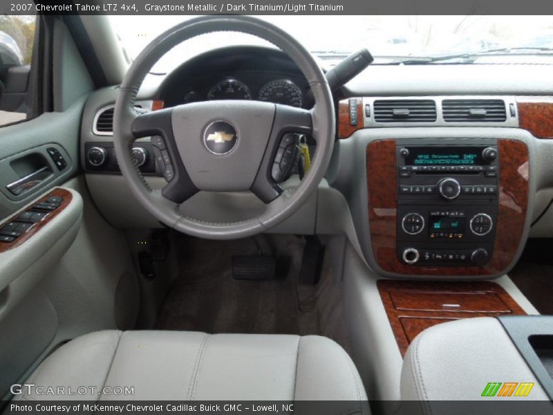 Graystone Metallic / Dark Titanium/Light Titanium 2007 Chevrolet Tahoe LTZ 4x4