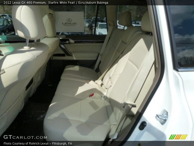 Starfire White Pearl / Ecru/Auburn Bubinga 2012 Lexus GX 460 Premium