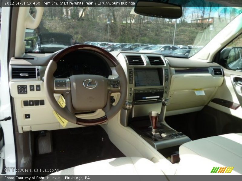 Starfire White Pearl / Ecru/Auburn Bubinga 2012 Lexus GX 460 Premium