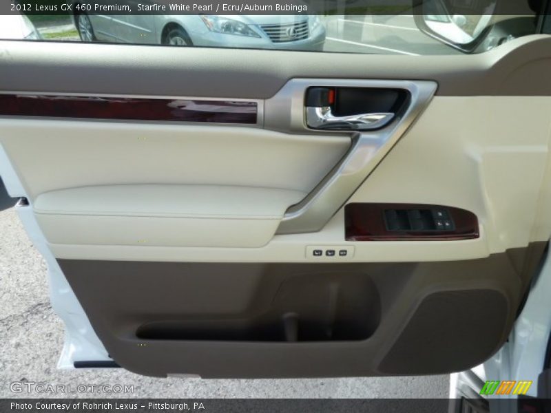 Starfire White Pearl / Ecru/Auburn Bubinga 2012 Lexus GX 460 Premium