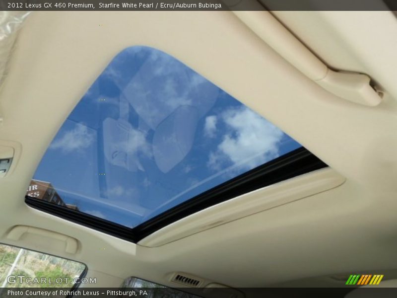 Starfire White Pearl / Ecru/Auburn Bubinga 2012 Lexus GX 460 Premium