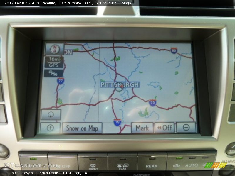 Starfire White Pearl / Ecru/Auburn Bubinga 2012 Lexus GX 460 Premium