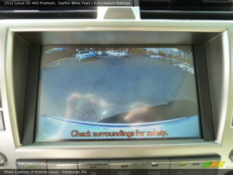 Starfire White Pearl / Ecru/Auburn Bubinga 2012 Lexus GX 460 Premium
