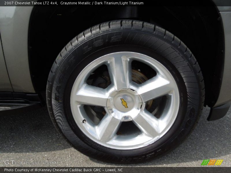 Graystone Metallic / Dark Titanium/Light Titanium 2007 Chevrolet Tahoe LTZ 4x4