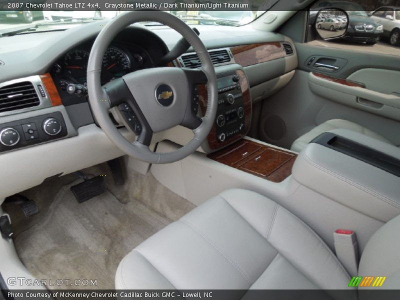 Graystone Metallic / Dark Titanium/Light Titanium 2007 Chevrolet Tahoe LTZ 4x4