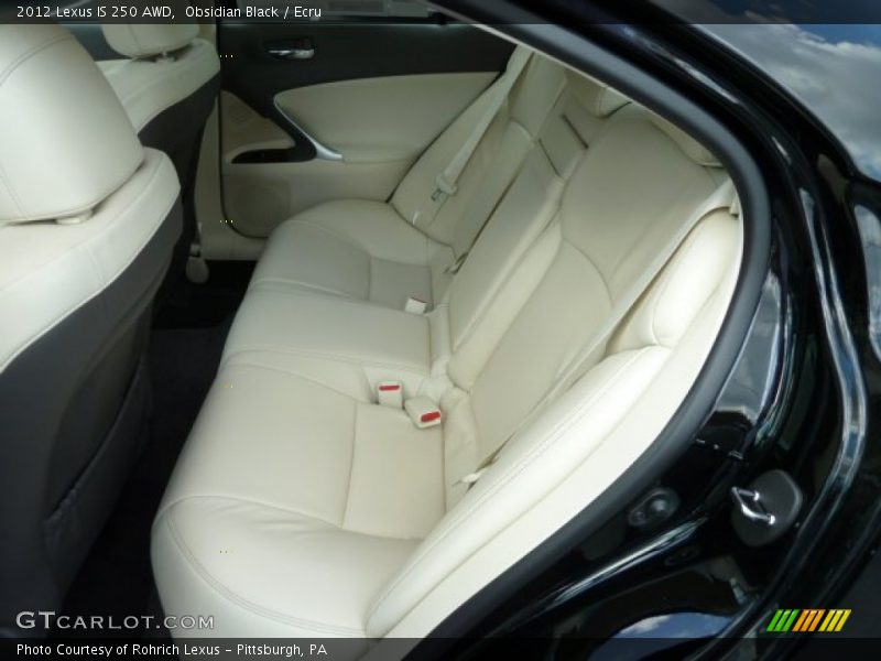 Obsidian Black / Ecru 2012 Lexus IS 250 AWD