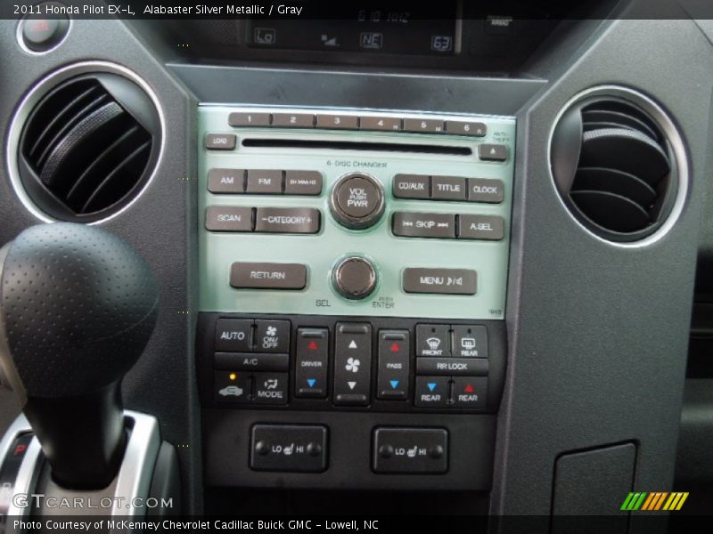 Alabaster Silver Metallic / Gray 2011 Honda Pilot EX-L