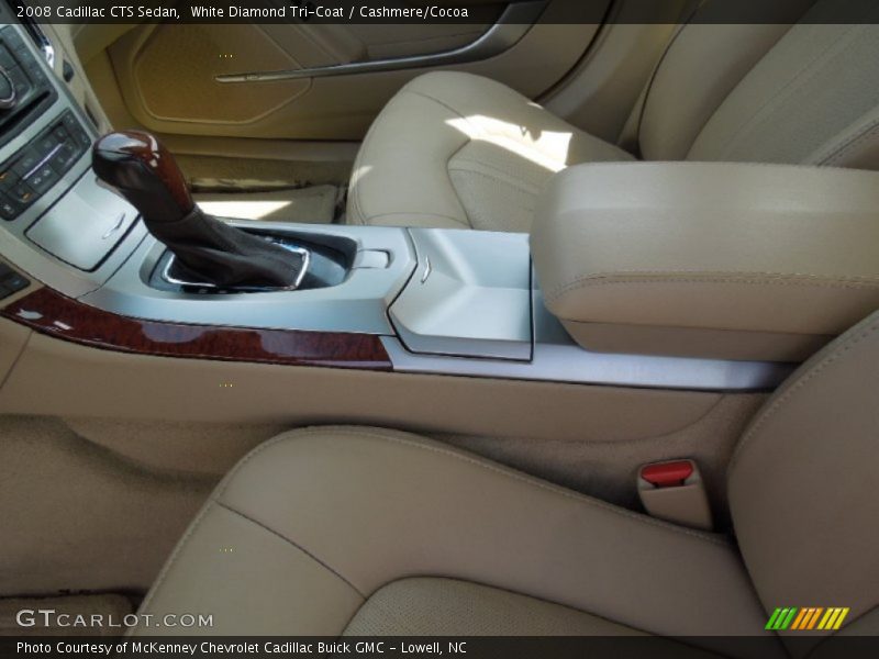 White Diamond Tri-Coat / Cashmere/Cocoa 2008 Cadillac CTS Sedan