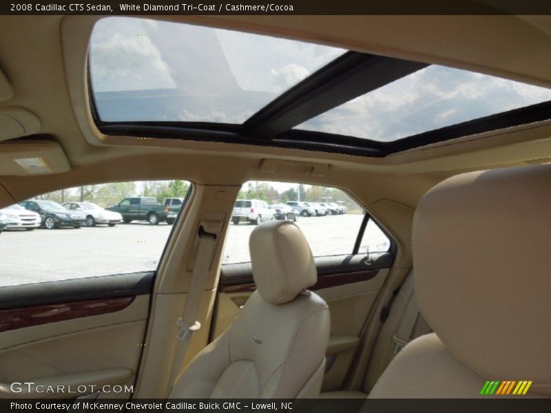 White Diamond Tri-Coat / Cashmere/Cocoa 2008 Cadillac CTS Sedan