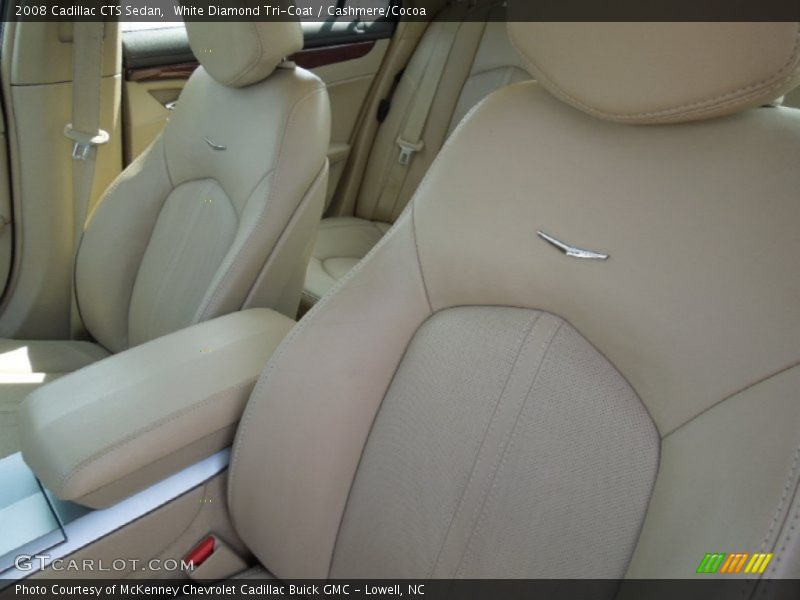 White Diamond Tri-Coat / Cashmere/Cocoa 2008 Cadillac CTS Sedan