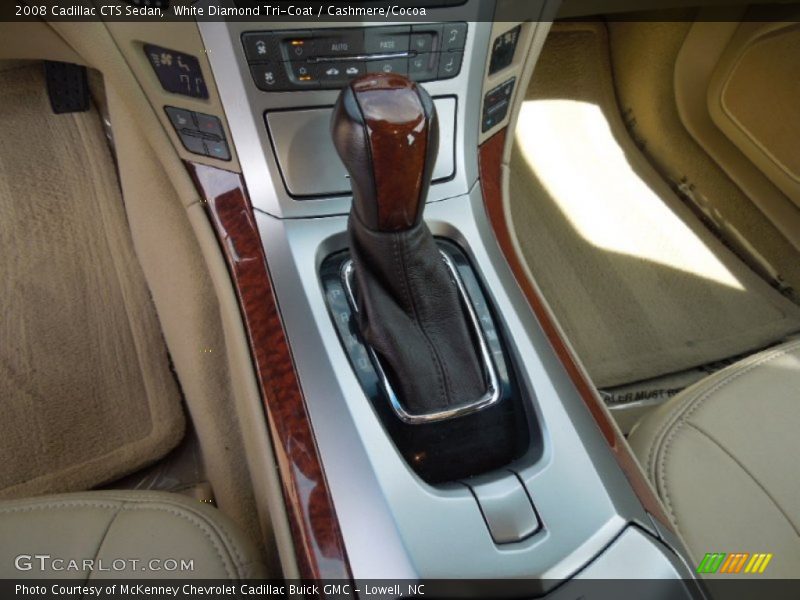 White Diamond Tri-Coat / Cashmere/Cocoa 2008 Cadillac CTS Sedan
