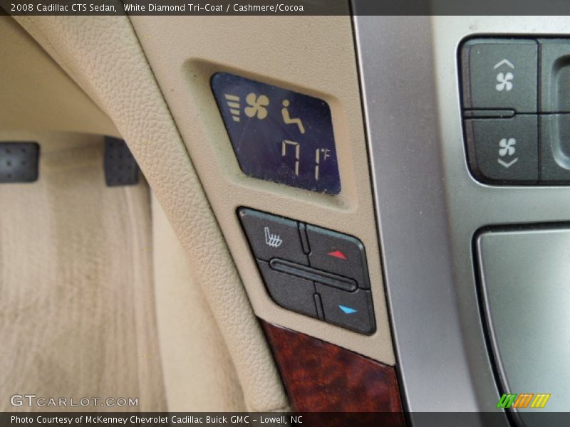 White Diamond Tri-Coat / Cashmere/Cocoa 2008 Cadillac CTS Sedan