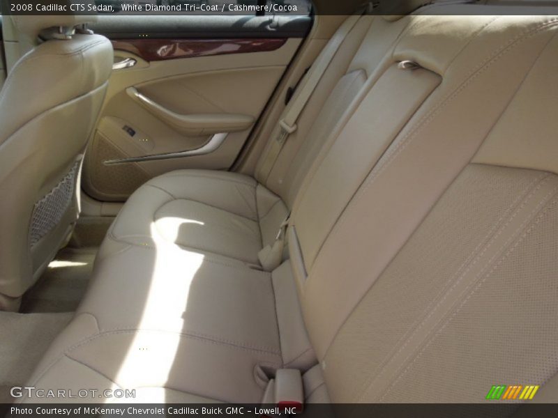 White Diamond Tri-Coat / Cashmere/Cocoa 2008 Cadillac CTS Sedan