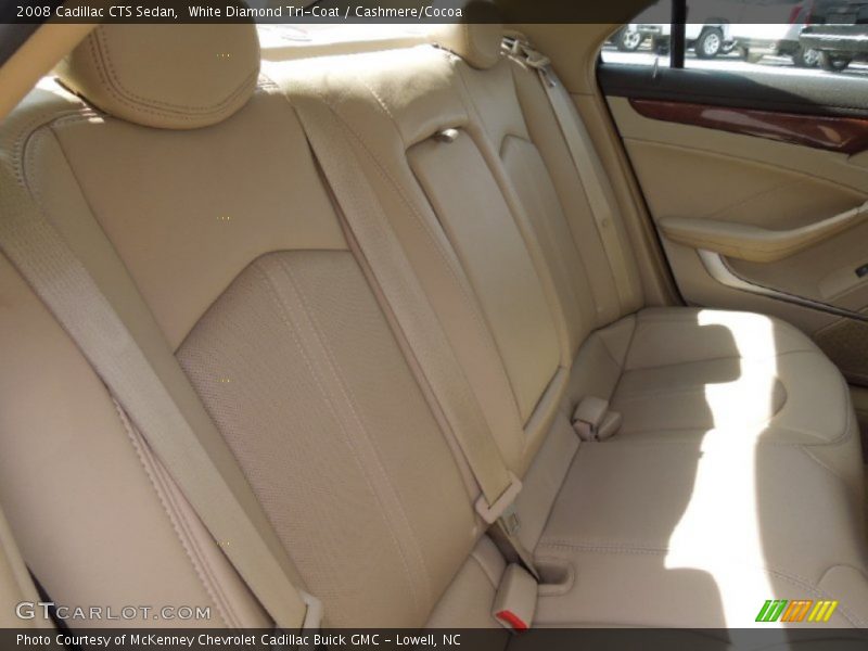 White Diamond Tri-Coat / Cashmere/Cocoa 2008 Cadillac CTS Sedan