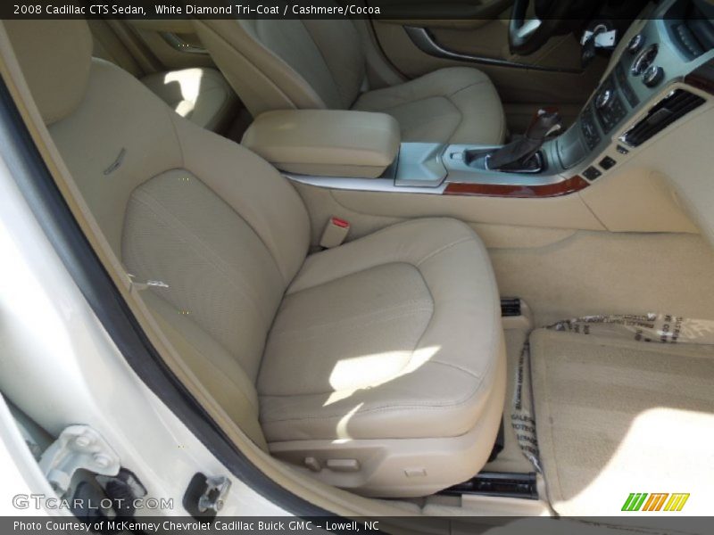White Diamond Tri-Coat / Cashmere/Cocoa 2008 Cadillac CTS Sedan