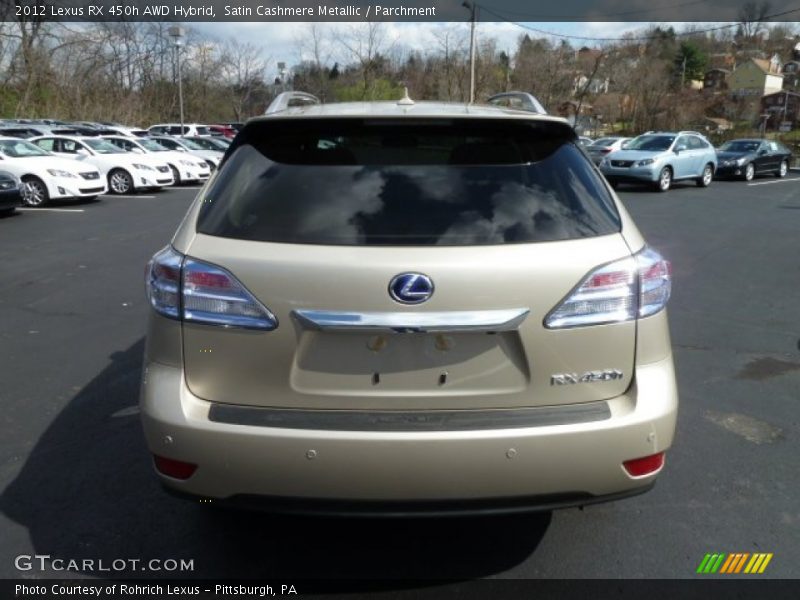 Satin Cashmere Metallic / Parchment 2012 Lexus RX 450h AWD Hybrid