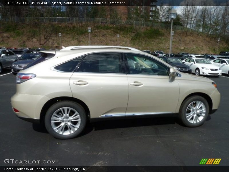 Satin Cashmere Metallic / Parchment 2012 Lexus RX 450h AWD Hybrid