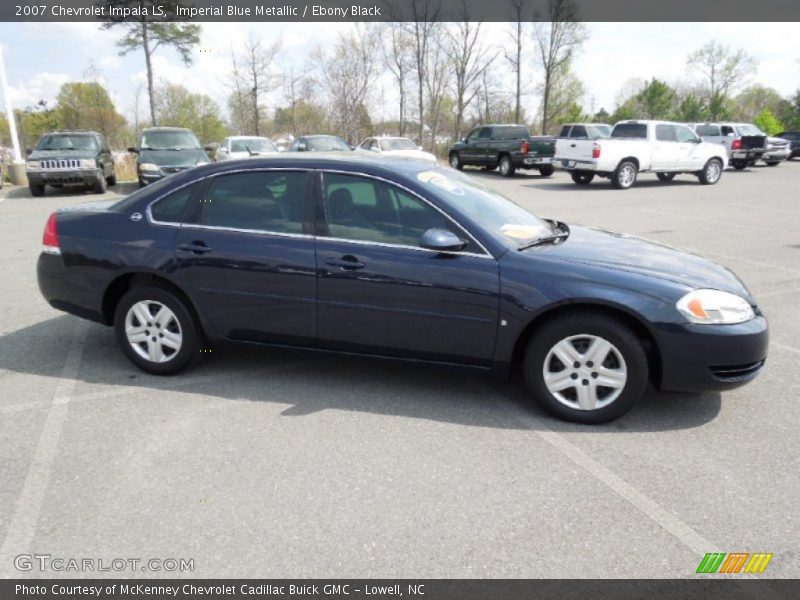 Imperial Blue Metallic / Ebony Black 2007 Chevrolet Impala LS