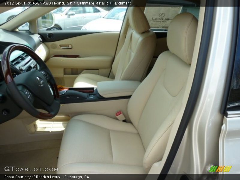 Satin Cashmere Metallic / Parchment 2012 Lexus RX 450h AWD Hybrid
