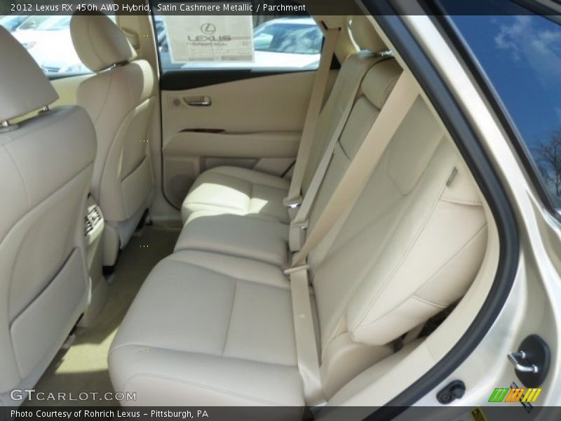 Satin Cashmere Metallic / Parchment 2012 Lexus RX 450h AWD Hybrid