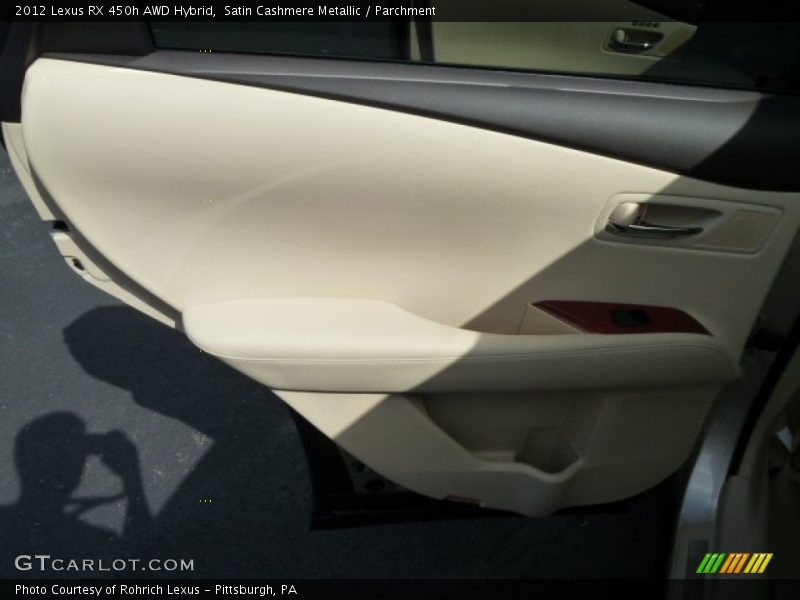 Satin Cashmere Metallic / Parchment 2012 Lexus RX 450h AWD Hybrid