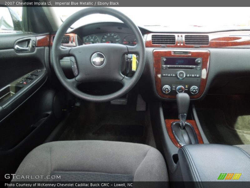Imperial Blue Metallic / Ebony Black 2007 Chevrolet Impala LS