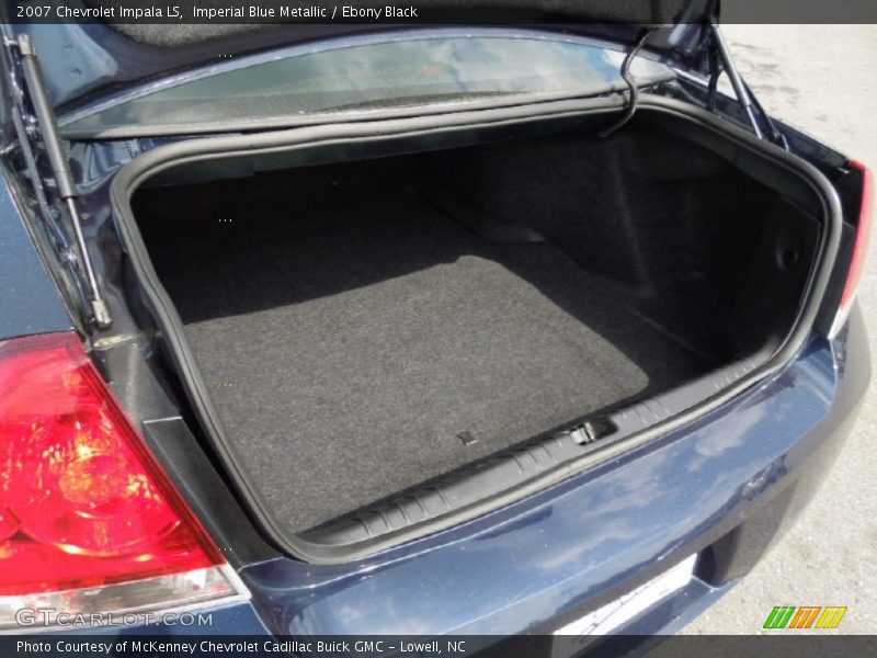 Imperial Blue Metallic / Ebony Black 2007 Chevrolet Impala LS