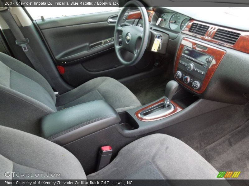 Imperial Blue Metallic / Ebony Black 2007 Chevrolet Impala LS