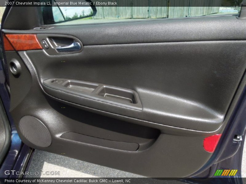 Imperial Blue Metallic / Ebony Black 2007 Chevrolet Impala LS