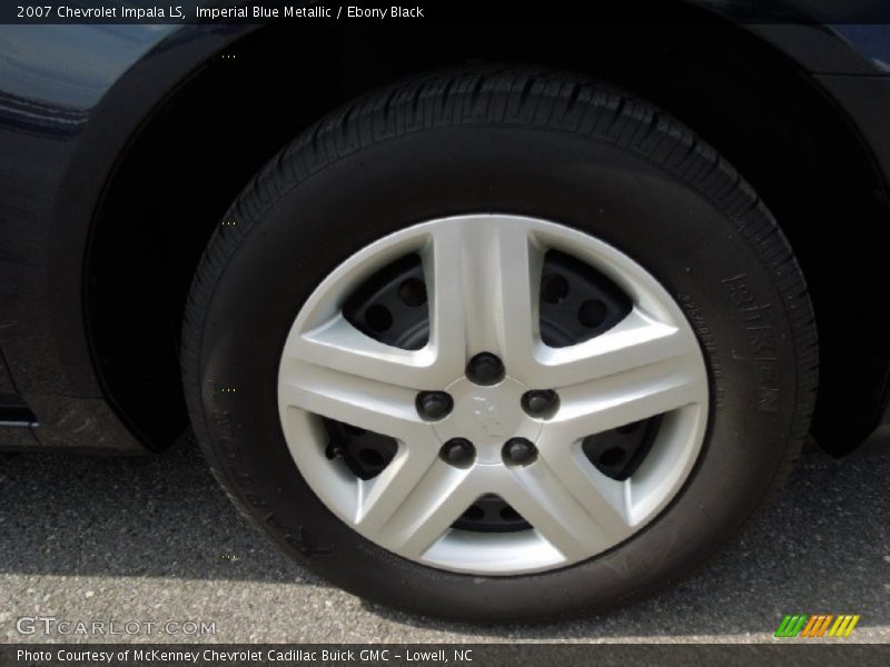 Imperial Blue Metallic / Ebony Black 2007 Chevrolet Impala LS