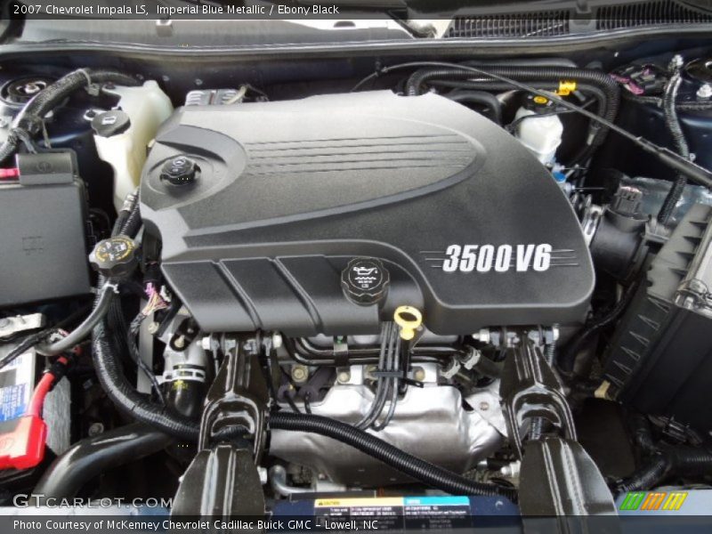Imperial Blue Metallic / Ebony Black 2007 Chevrolet Impala LS