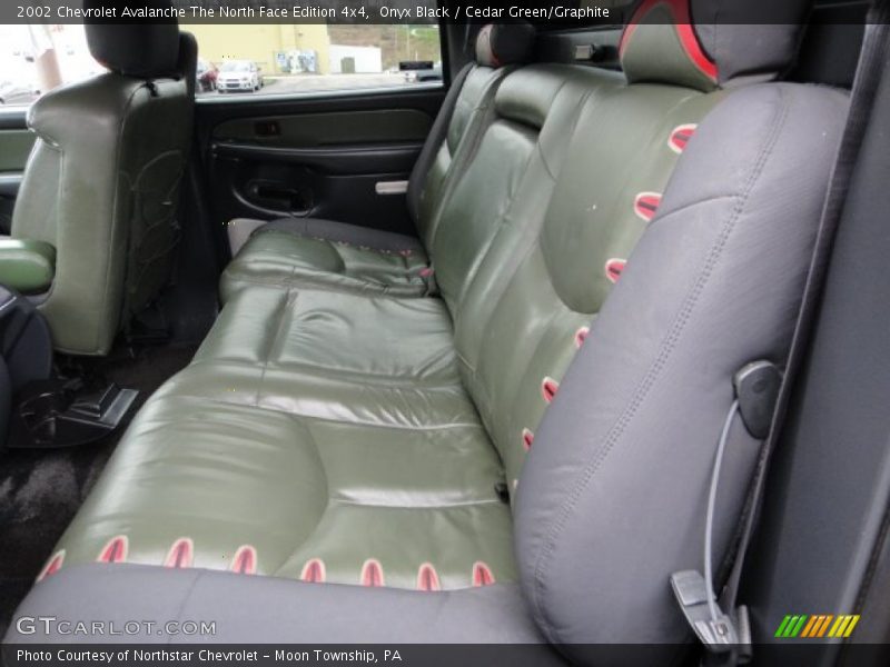 Rear Seat of 2002 Avalanche The North Face Edition 4x4