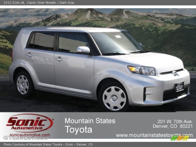 Classic Silver Metallic / Dark Gray 2012 Scion xB